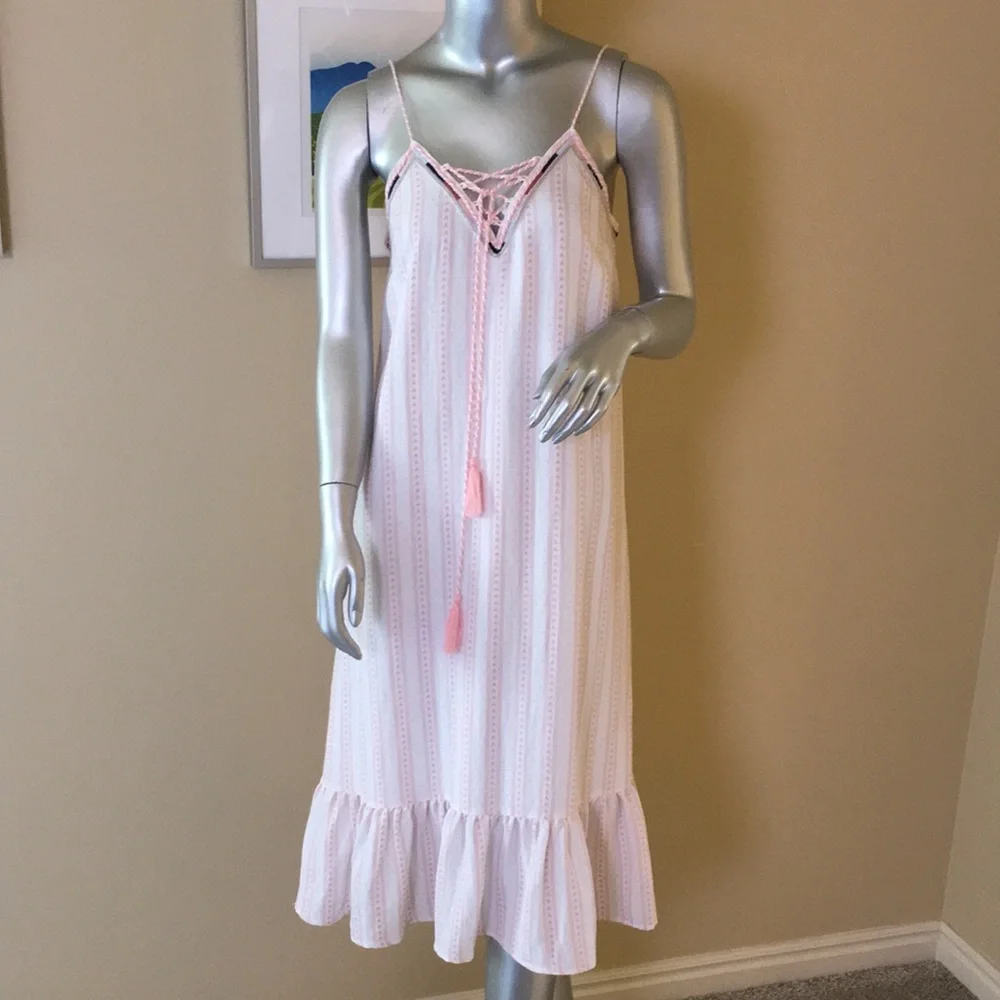 SUGARLIPS | "Libby" Midi Sun Dress Laceup - Picture 3 of 16